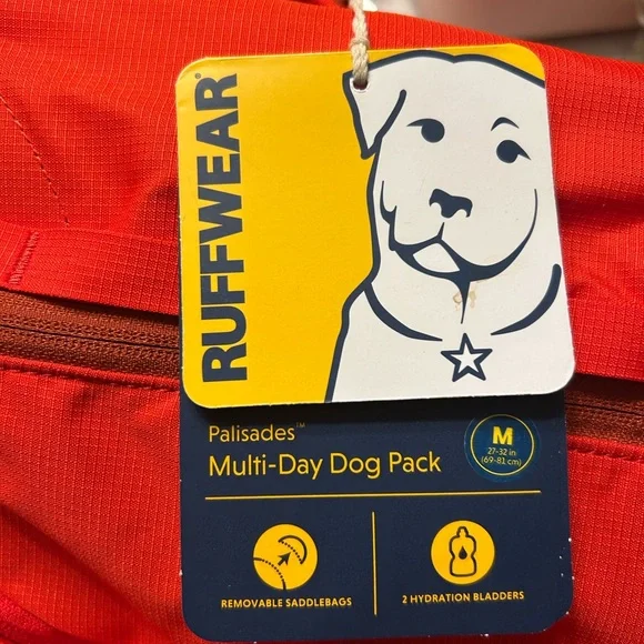 Dog Backpack - Red - Picture 6 of 7